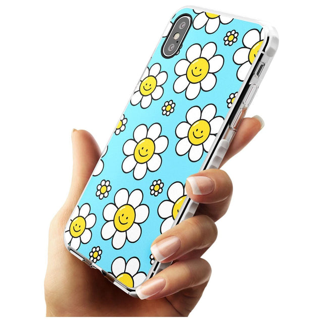 Daisy Faces Kawaii Pattern Impact Phone Case for iPhone X XS Max XR