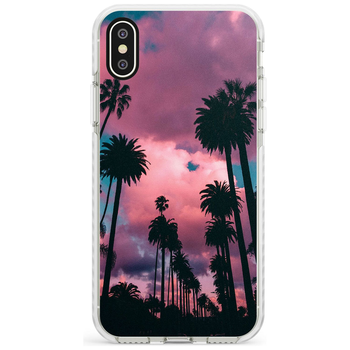 Palm Tree Sunset Photograph Impact Phone Case for iPhone X XS Max XR