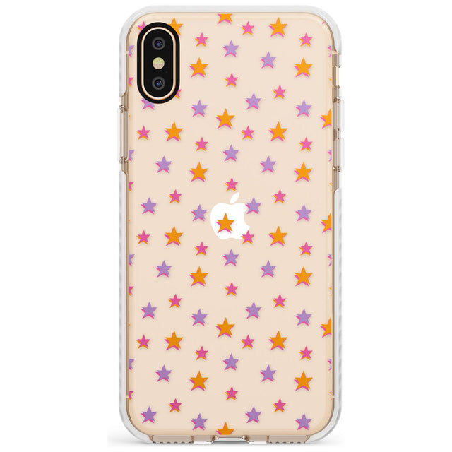 Spangling Stars Pattern Impact Phone Case for iPhone X XS Max XR