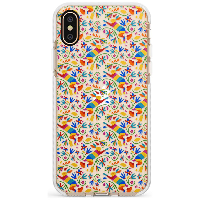 Floral Rabbit Pattern in Rainbow Slim TPU Phone Case Warehouse X XS Max XR