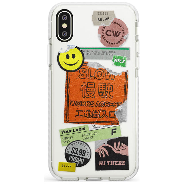 Kanji Signs Sticker Mix Slim TPU Phone Case Warehouse X XS Max XR