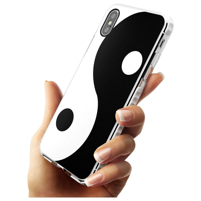 Large Yin Yang Impact Phone Case for iPhone X XS Max XR