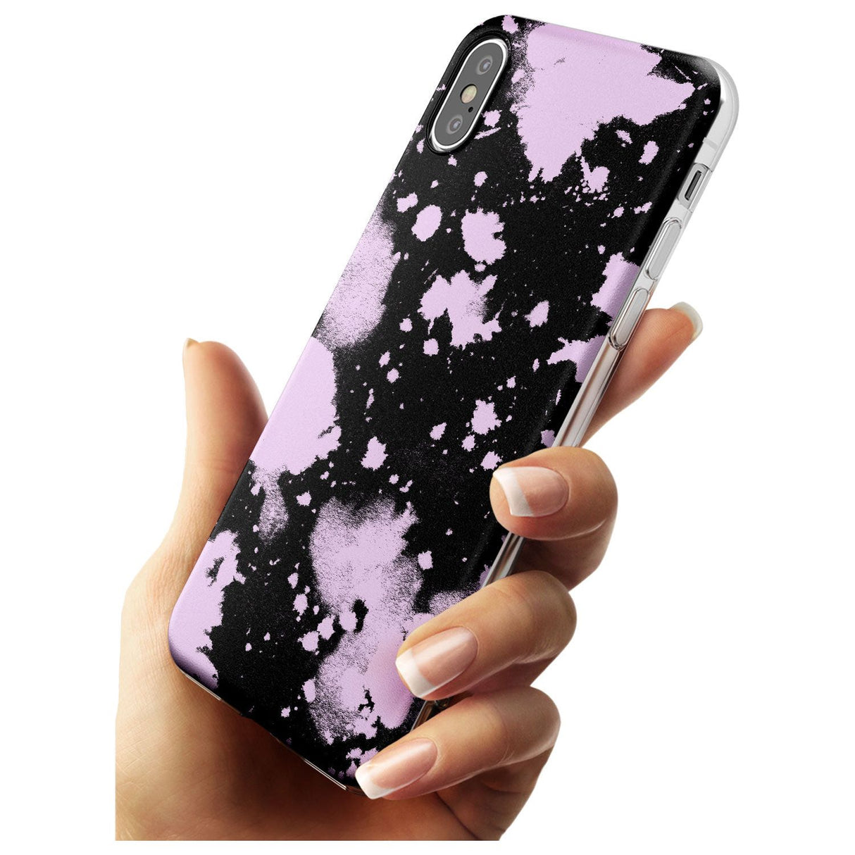 Pink & Black Acid Wash Tie-Dye iPhone Case   Phone Case - Case Warehouse
