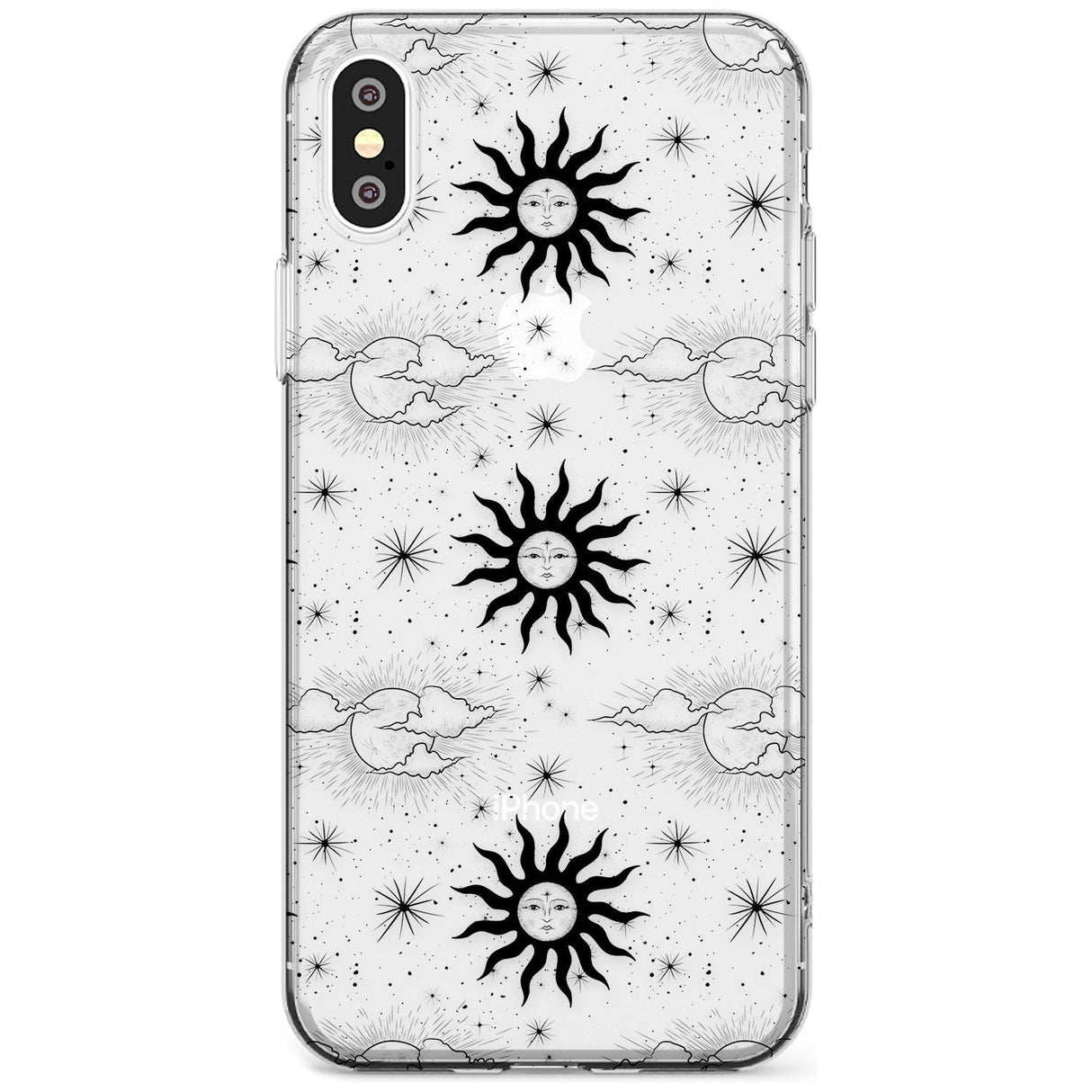 Suns & Clouds Vintage Astrological Slim TPU Phone Case Warehouse X XS Max XR