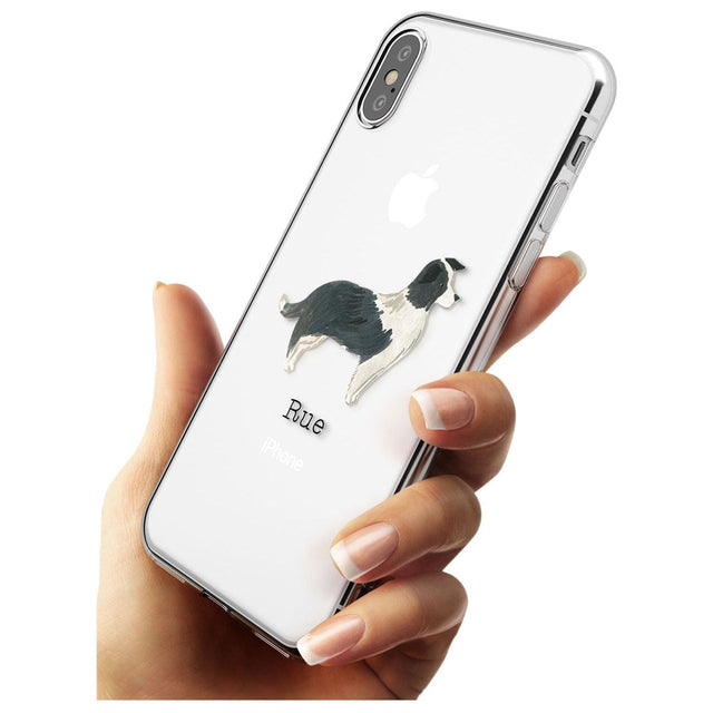 Border Collie Black Impact Phone Case for iPhone X XS Max XR