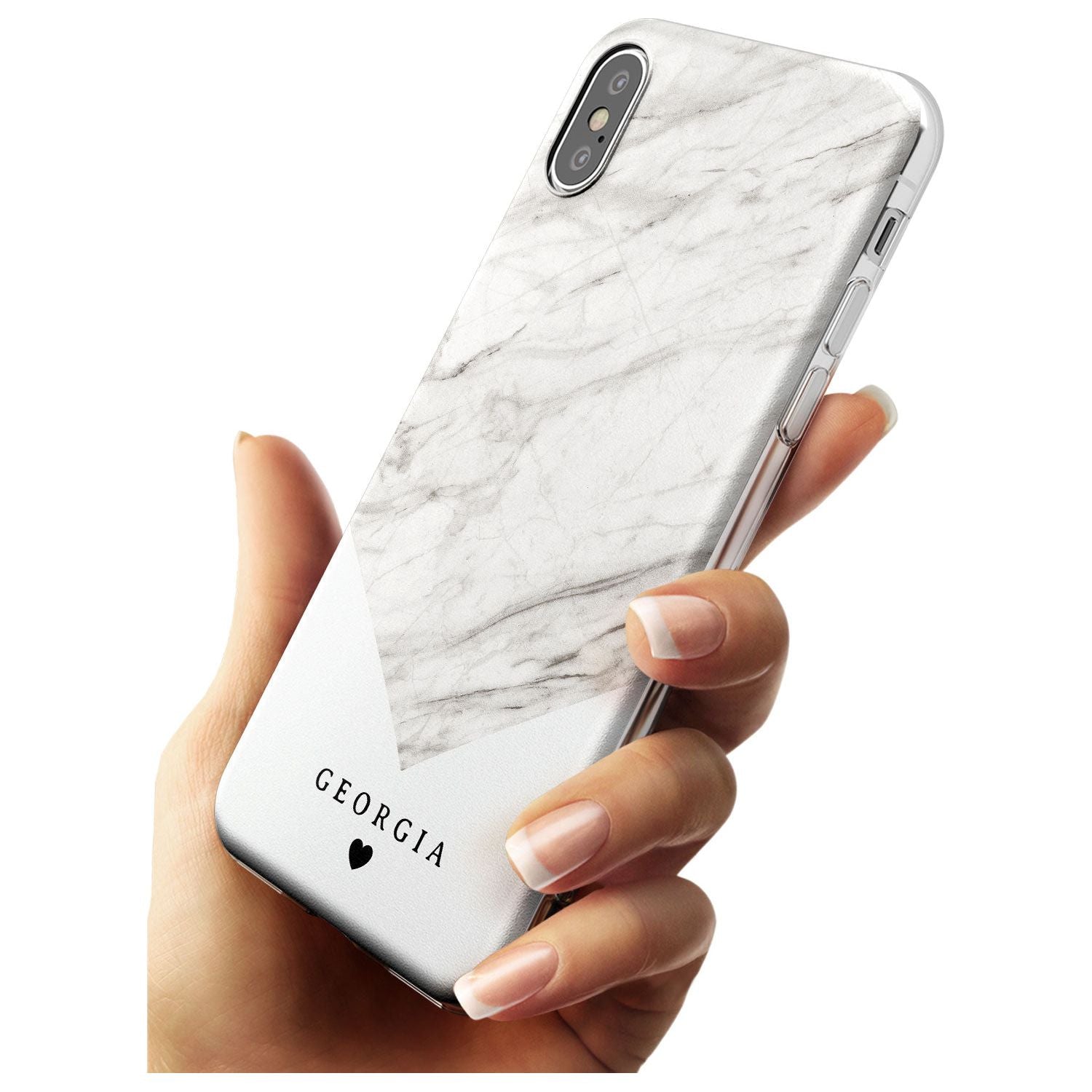 White Marble iPhone Case   Custom Phone Case - Case Warehouse