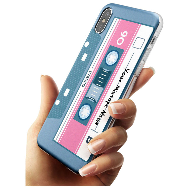 Retro Mixtape Black Impact Phone Case for iPhone X XS Max XR