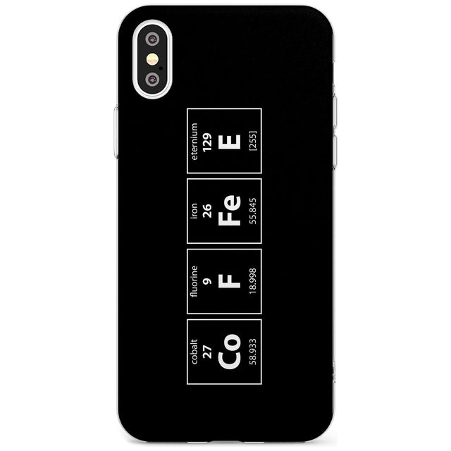 Coffee Element (Black) Slim TPU Phone Case Warehouse X XS Max XR