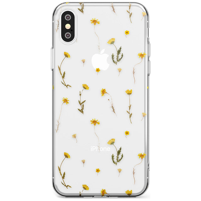 Mixed Yellow Flowers - Dried Flower-Inspired Slim TPU Phone Case Warehouse X XS Max XR