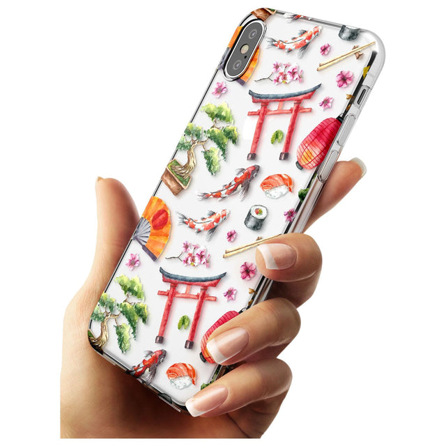 Mixed Japanese Watercolour Pattern iPhone Case   Phone Case - Case Warehouse