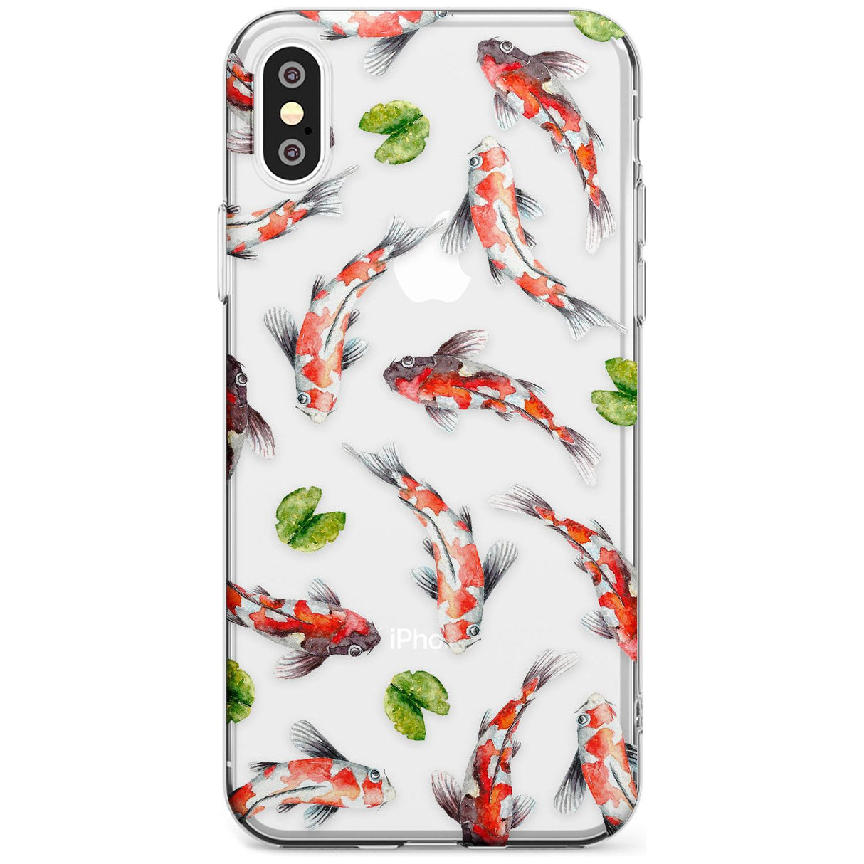 Koi Fish Japanese Watercolour iPhone Case  Slim Case Phone Case - Case Warehouse