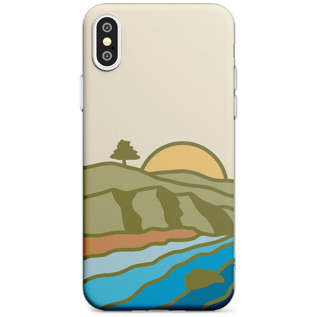 North Sunset Black Impact Phone Case for iPhone X XS Max XR