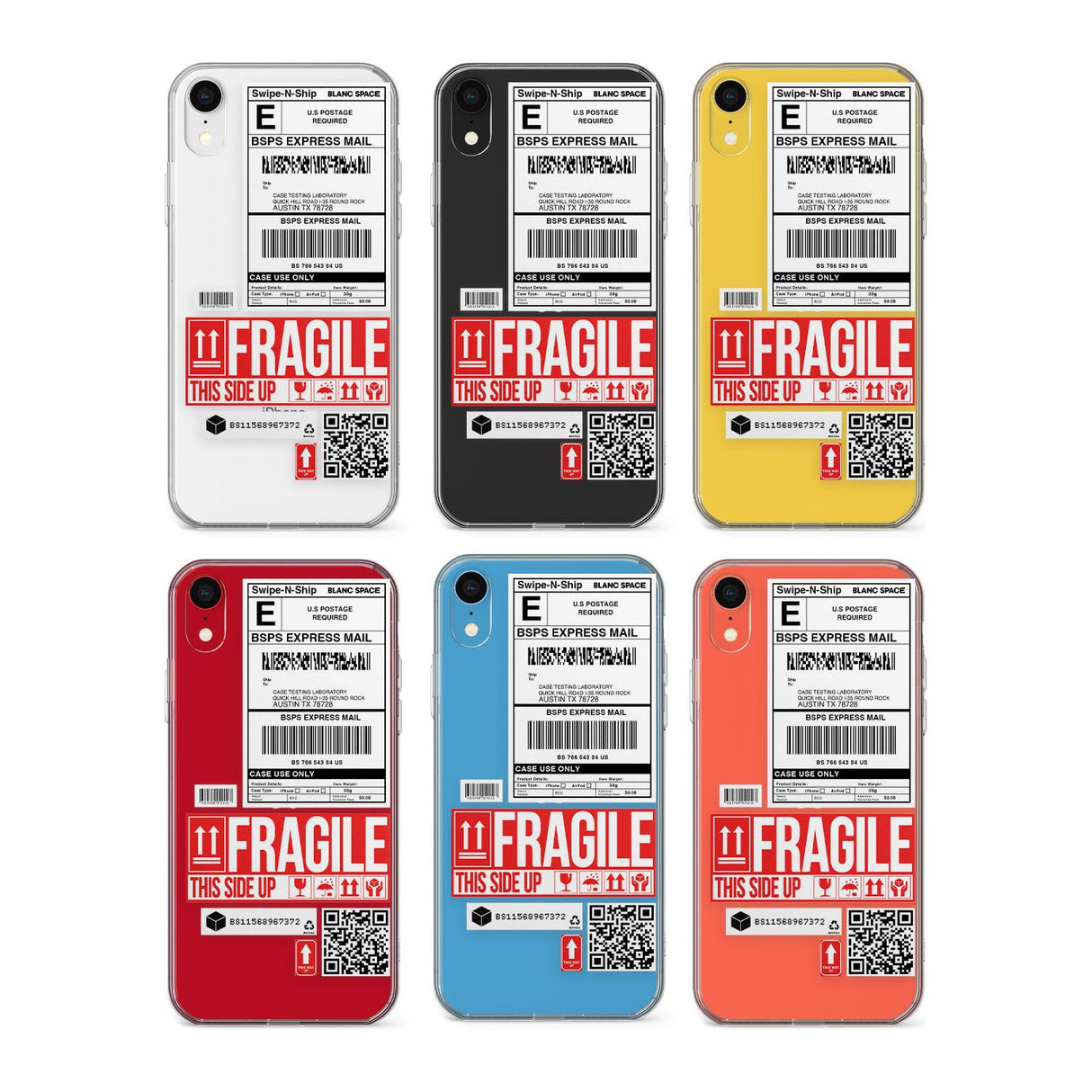 Shipping Label Phone Case for iPhone X XS Max XR