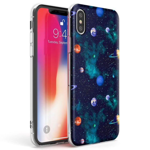 Deep Space Phone Case iPhone X / iPhone XS / Clear Case,iPhone XR / Clear Case,iPhone XS MAX / Clear Case Blanc Space