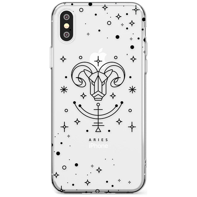 Aries Emblem - Transparent Design Slim TPU Phone Case Warehouse X XS Max XR
