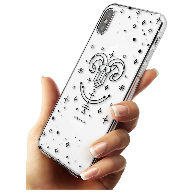 Aries Emblem - Transparent Design Slim TPU Phone Case Warehouse X XS Max XR